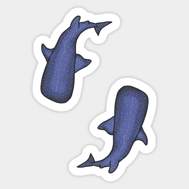 Whale Shark Sticker by panco